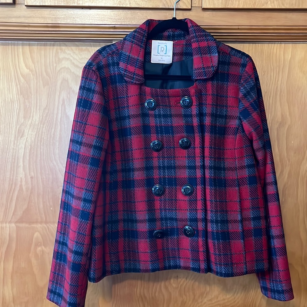 Wool blend jacket
